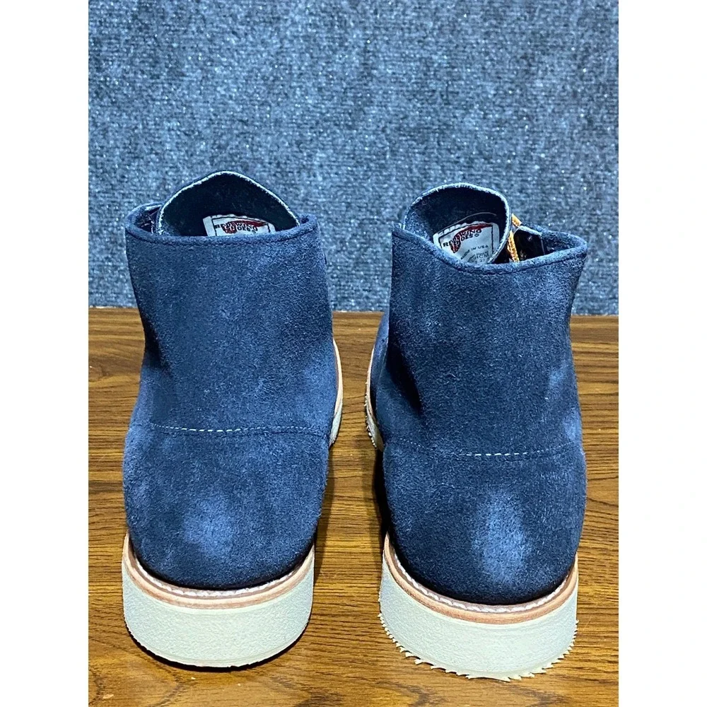 NEW 2013 Red wing x Concepts Plain Toe Boot 8821 Mens 9D Blue Suede Lace Up RARE